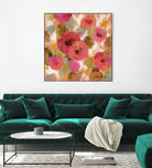 Glorious Pink Floral II by Silvia Vassileva on GIANT ART - yellow floral