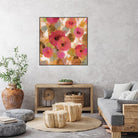 Glorious Pink Floral II by Silvia Vassileva on GIANT ART - yellow floral