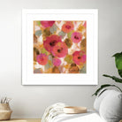 Glorious Pink Floral II by Silvia Vassileva on GIANT ART - yellow floral