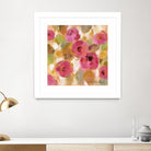 Glorious Pink Floral III by Silvia Vassileva on GIANT ART - yellow floral