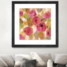 Glorious Pink Floral III by Silvia Vassileva on GIANT ART - yellow floral