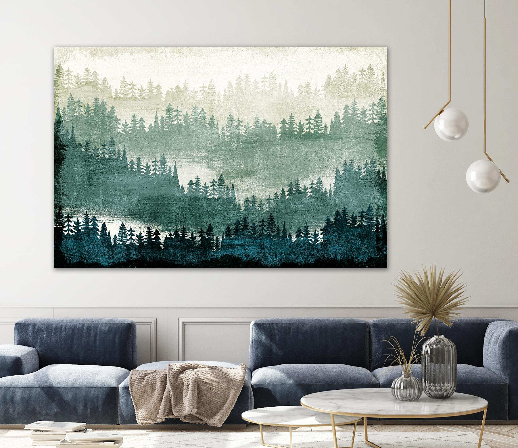 Mountainscape by Michael Mullan on GIANT ART - white landscape