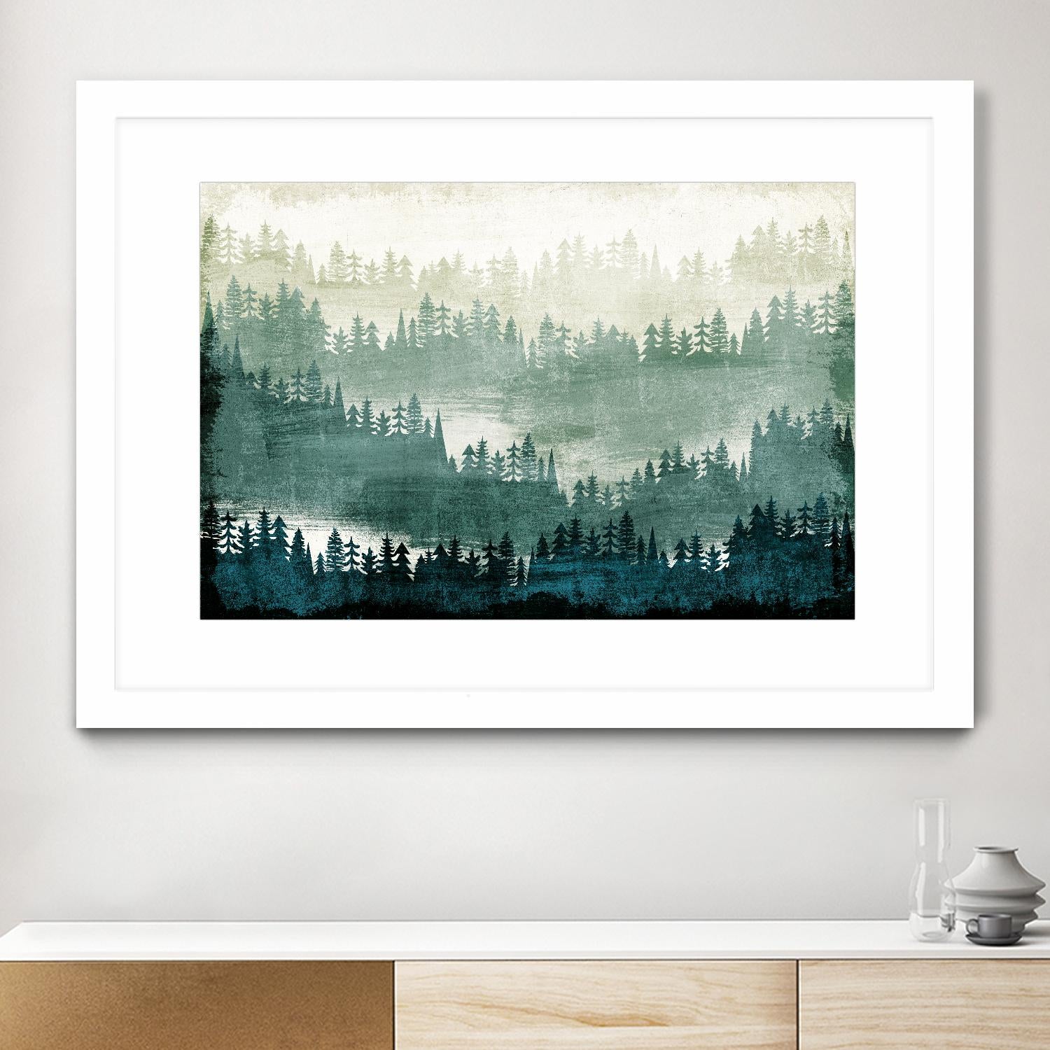 Mountainscape by Michael Mullan on GIANT ART - white landscape