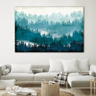 Mountainscape Blue by Michael Mullan on GIANT ART - white landscape