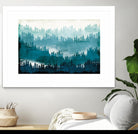 Mountainscape Blue by Michael Mullan on GIANT ART - white landscape