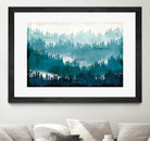 Mountainscape Blue by Michael Mullan on GIANT ART - white landscape