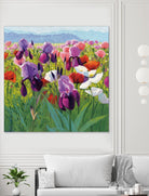 Early June by Shirley Novak on GIANT ART - green floral