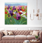 Early June by Shirley Novak on GIANT ART - green floral