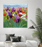 Early June by Shirley Novak on GIANT ART - green floral