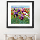 Early June by Shirley Novak on GIANT ART - green floral