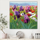 Early June by Shirley Novak on GIANT ART - green floral