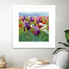 Early June by Shirley Novak on GIANT ART - green floral