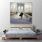 Bridge to New York 2 by Julia Purinton on GIANT ART - grey everyday life