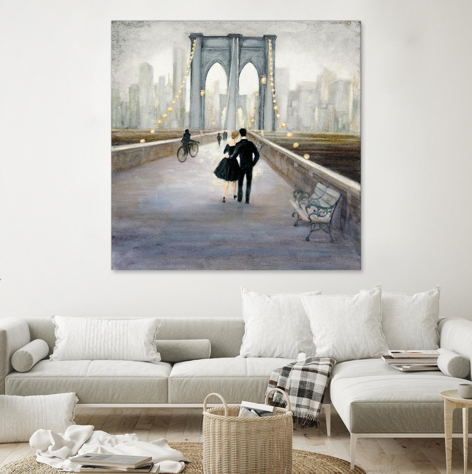 Bridge to New York 2 by Julia Purinton on GIANT ART - grey everyday life
