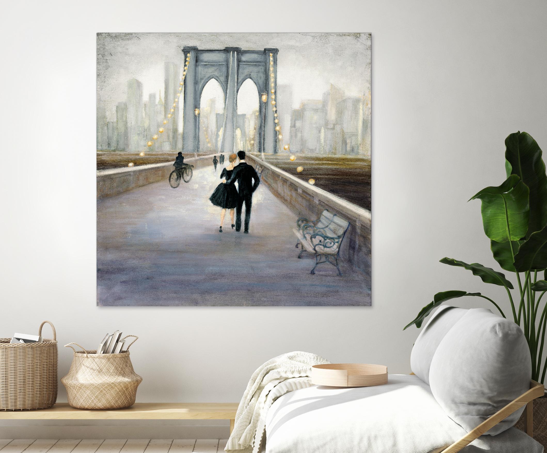 Bridge to New York 2 by Julia Purinton on GIANT ART - grey everyday life
