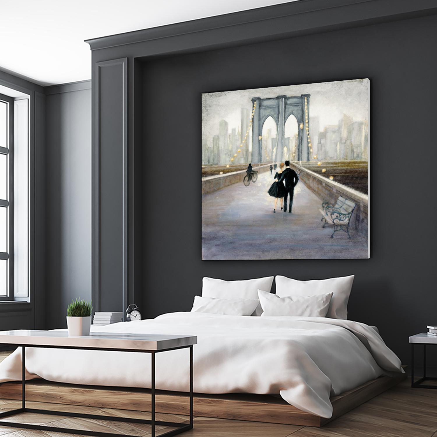 Bridge to New York 2 by Julia Purinton on GIANT ART - grey everyday life