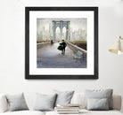 Bridge to New York 2 by Julia Purinton on GIANT ART - grey everyday life