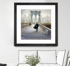 Bridge to New York 2 by Julia Purinton on GIANT ART - grey everyday life