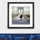 Bridge to New York 2 by Julia Purinton on GIANT ART - grey everyday life