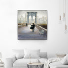 Bridge to New York 2 by Julia Purinton on GIANT ART - grey everyday life