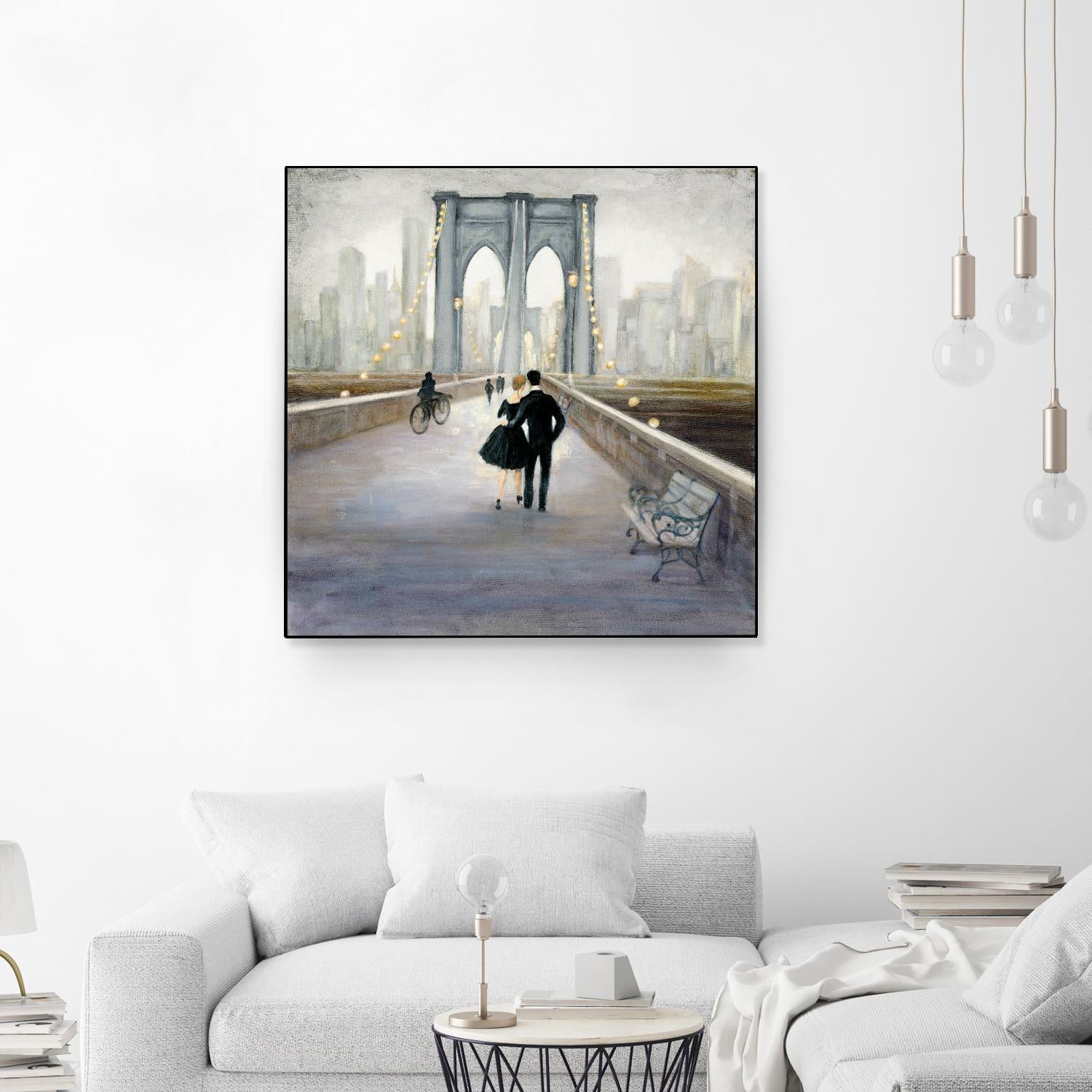 Bridge to New York 2 by Julia Purinton on GIANT ART - grey everyday life