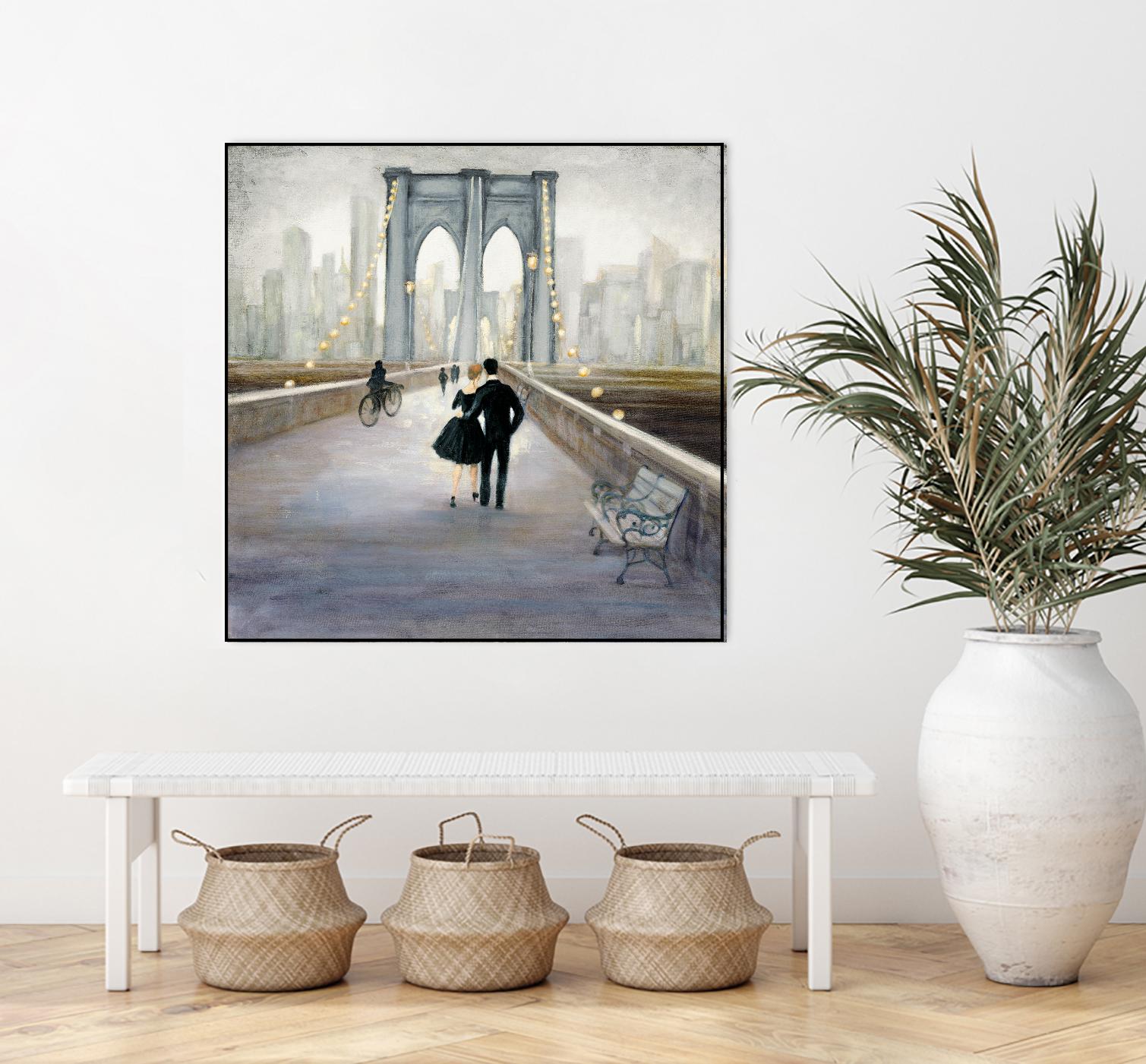Bridge to New York 2 by Julia Purinton on GIANT ART - grey everyday life