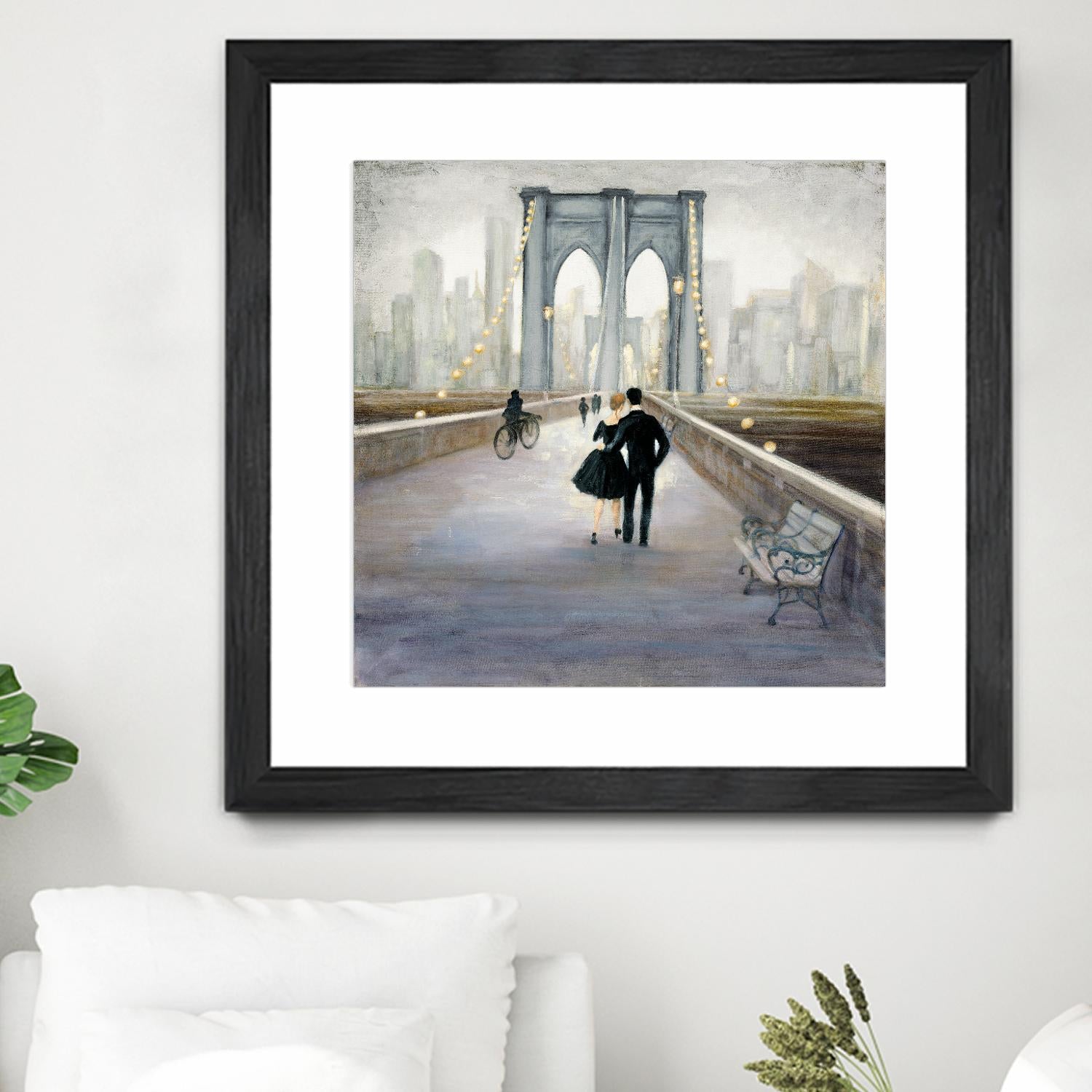 Bridge to New York 2 by Julia Purinton on GIANT ART - grey everyday life