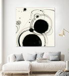 Planetary III by Shirley Novak on GIANT ART - beige abstract