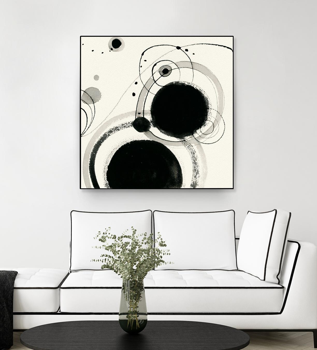 Planetary III by Shirley Novak on GIANT ART - beige abstract