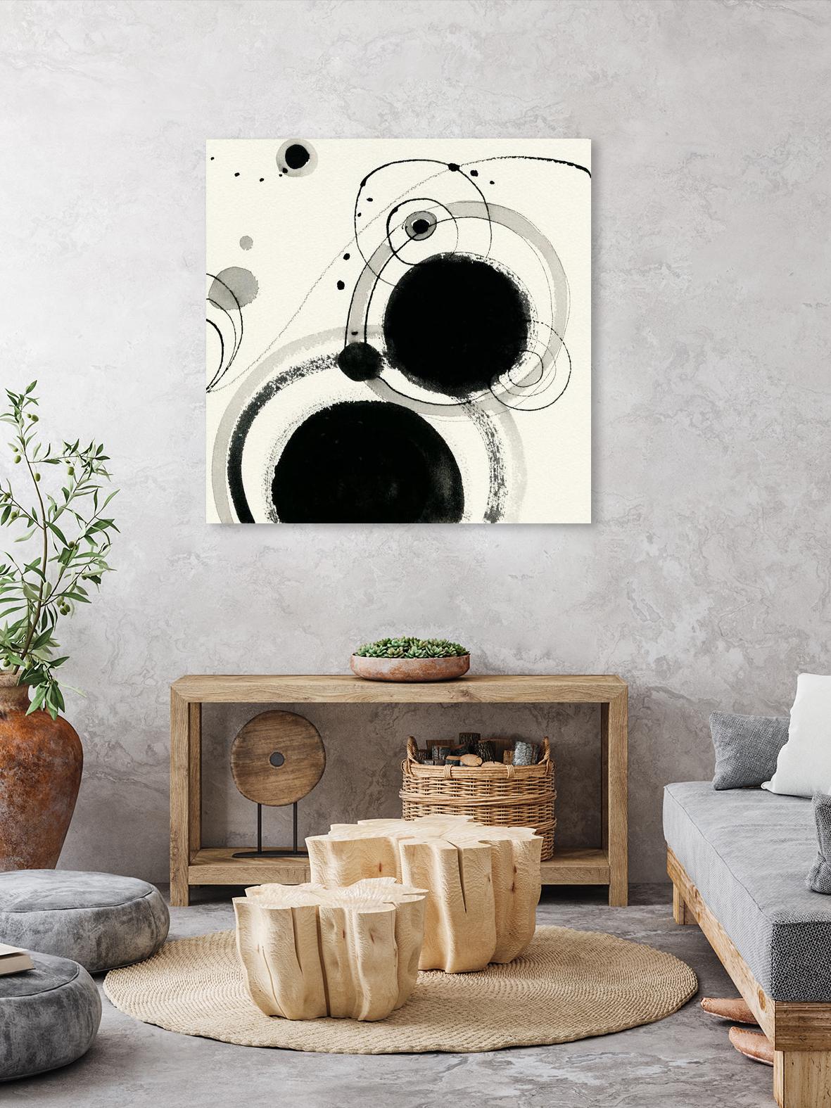 Planetary III by Shirley Novak on GIANT ART - beige abstract