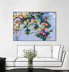 Inspiration Monet by Shirley Novak on GIANT ART - pink floral