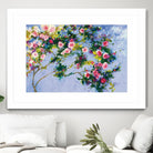 Inspiration Monet by Shirley Novak on GIANT ART - pink floral