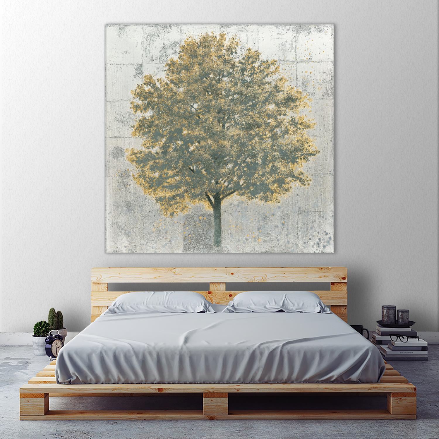 Neutrality Gold by James Wiens on GIANT ART - yellow trees