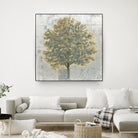 Neutrality Gold by James Wiens on GIANT ART - yellow trees