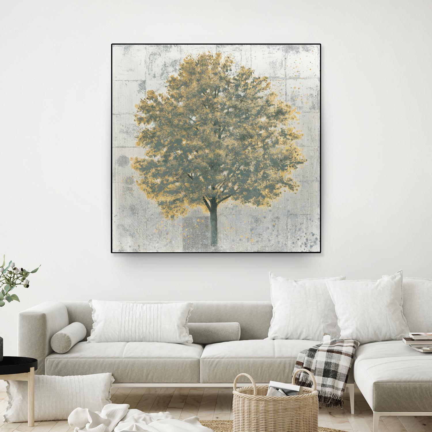 Neutrality Gold by James Wiens on GIANT ART - yellow trees