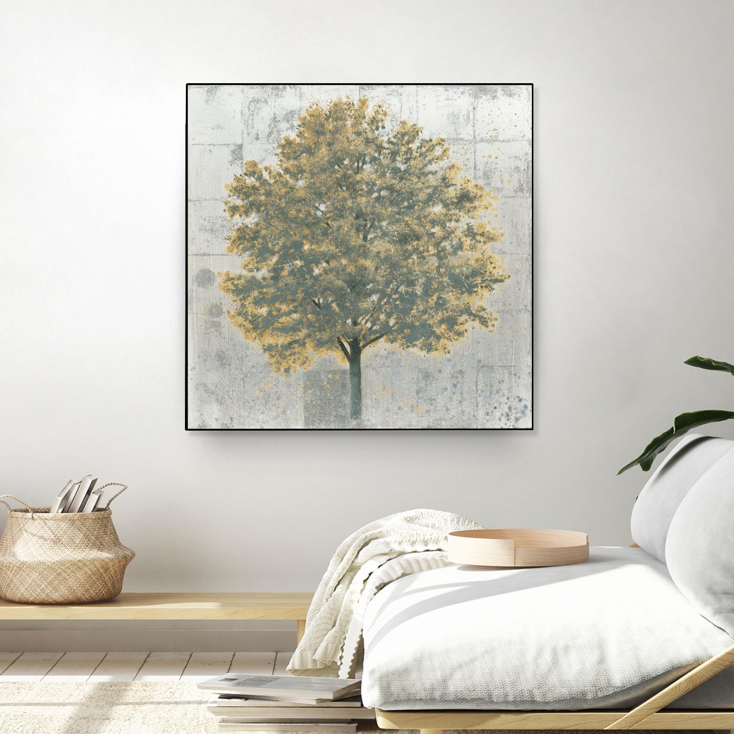 Neutrality Gold by James Wiens on GIANT ART - yellow trees