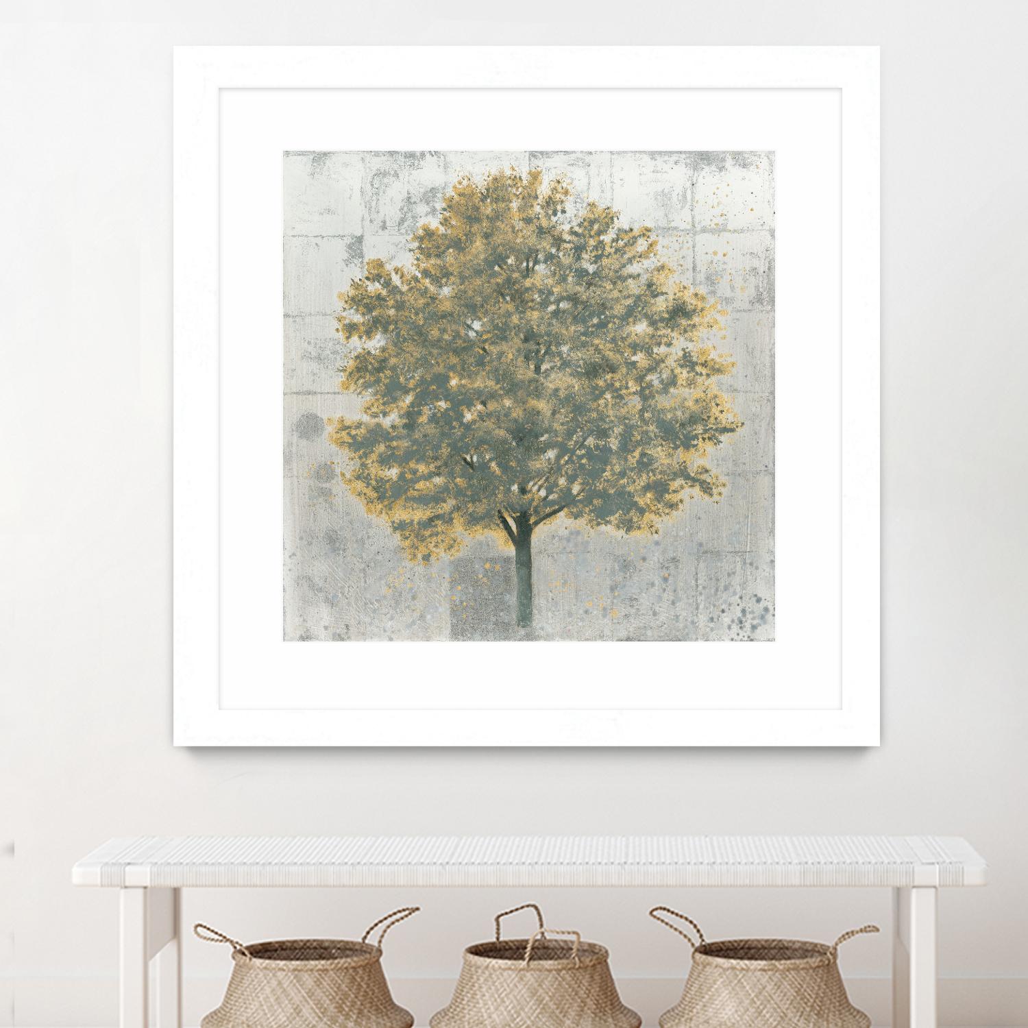 Neutrality Gold by James Wiens on GIANT ART - yellow trees