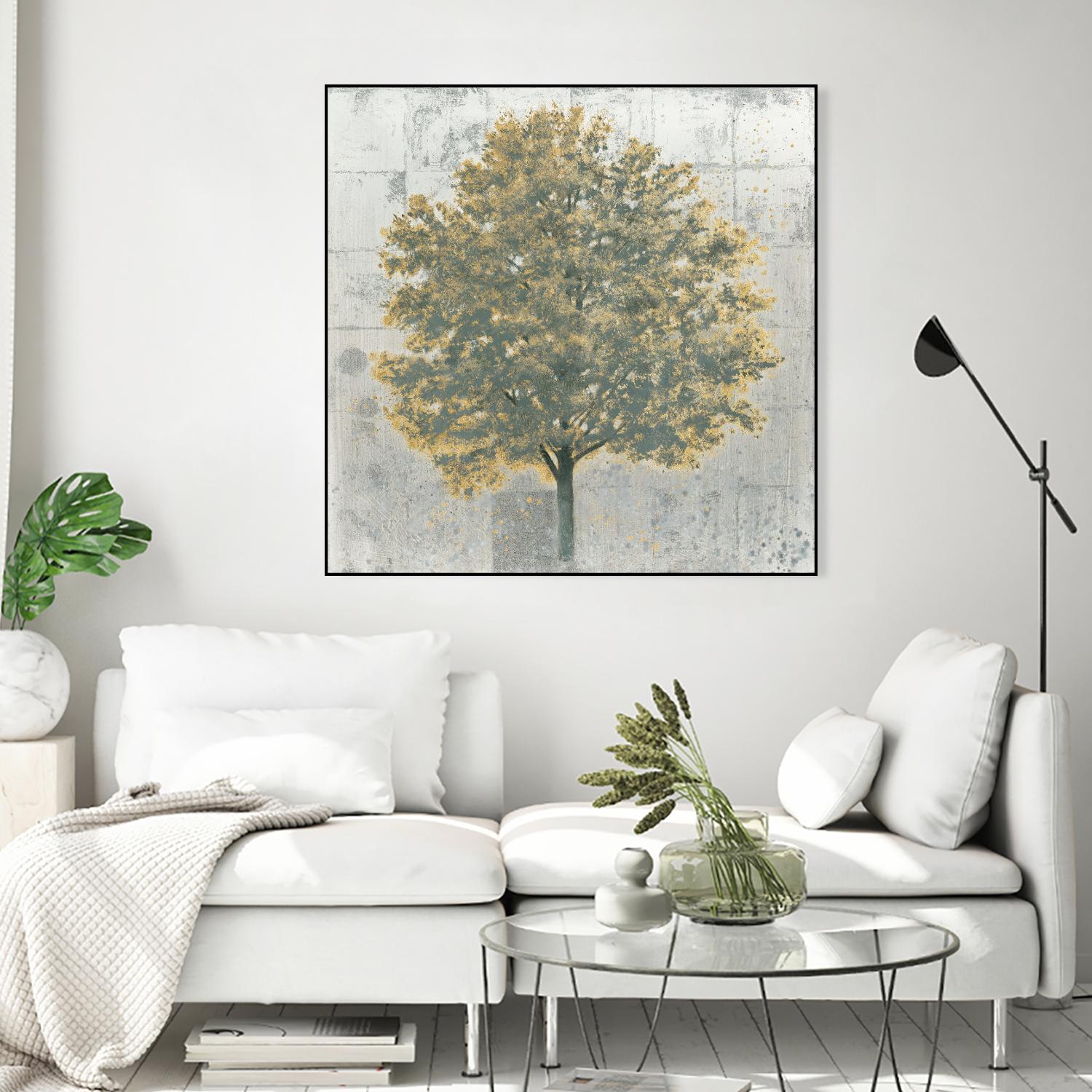 Neutrality Gold by James Wiens on GIANT ART - yellow trees