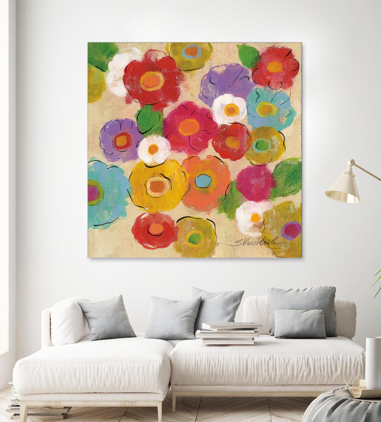 Bohemian Bouquet II by Silvia Vassileva on GIANT ART - yellow floral