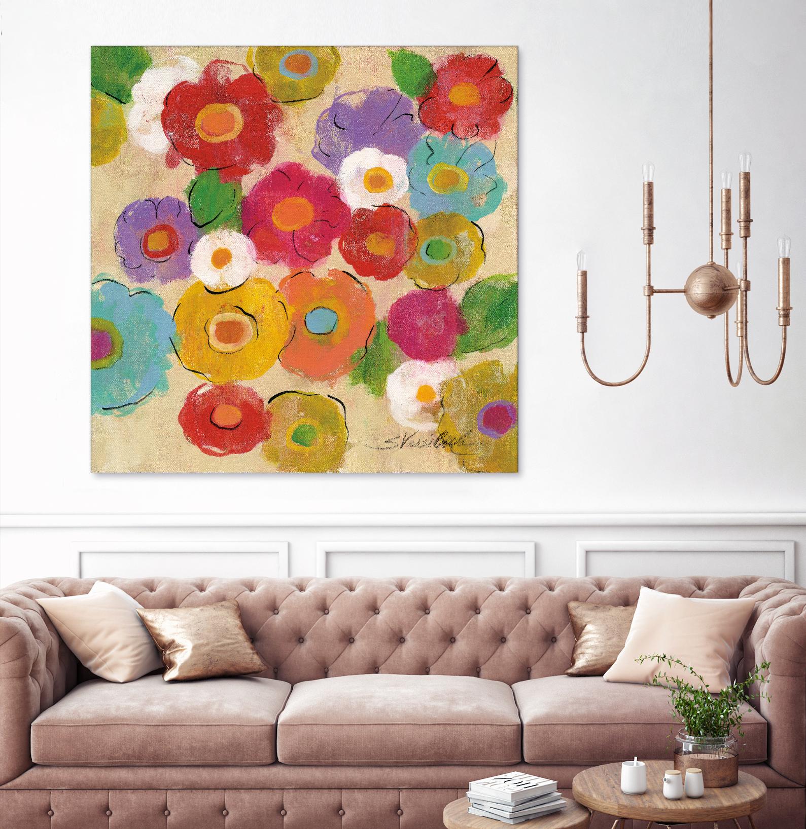 Bohemian Bouquet II by Silvia Vassileva on GIANT ART - yellow floral