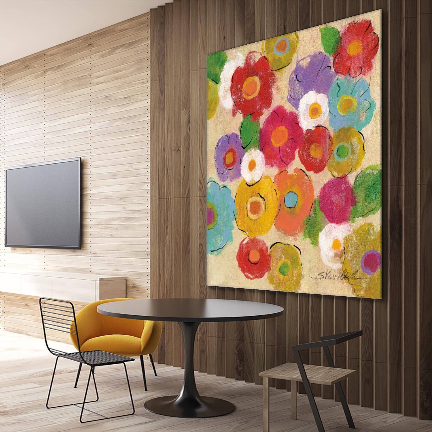 Bohemian Bouquet II by Silvia Vassileva on GIANT ART - yellow floral