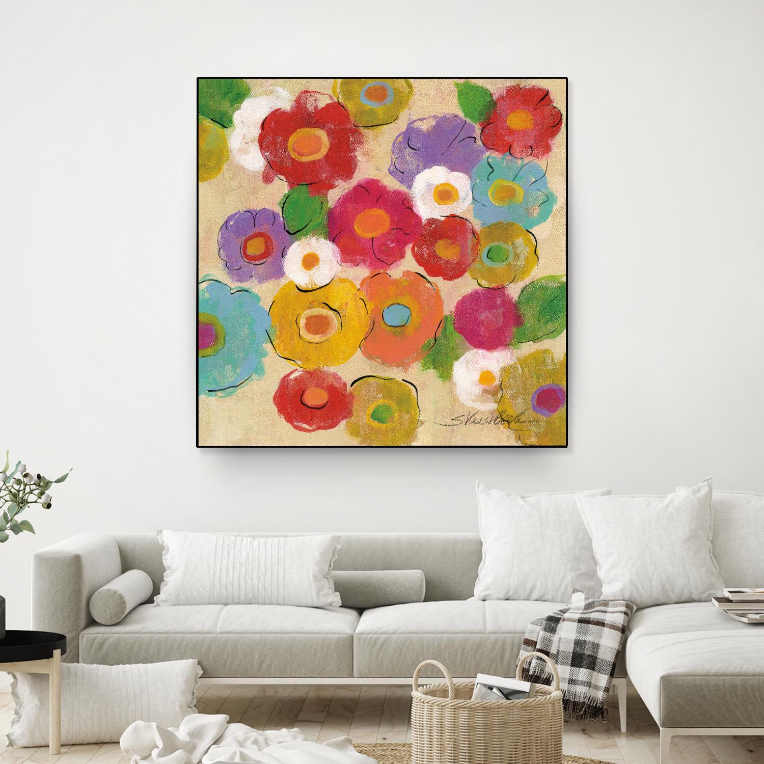 Bohemian Bouquet II by Silvia Vassileva on GIANT ART - yellow floral