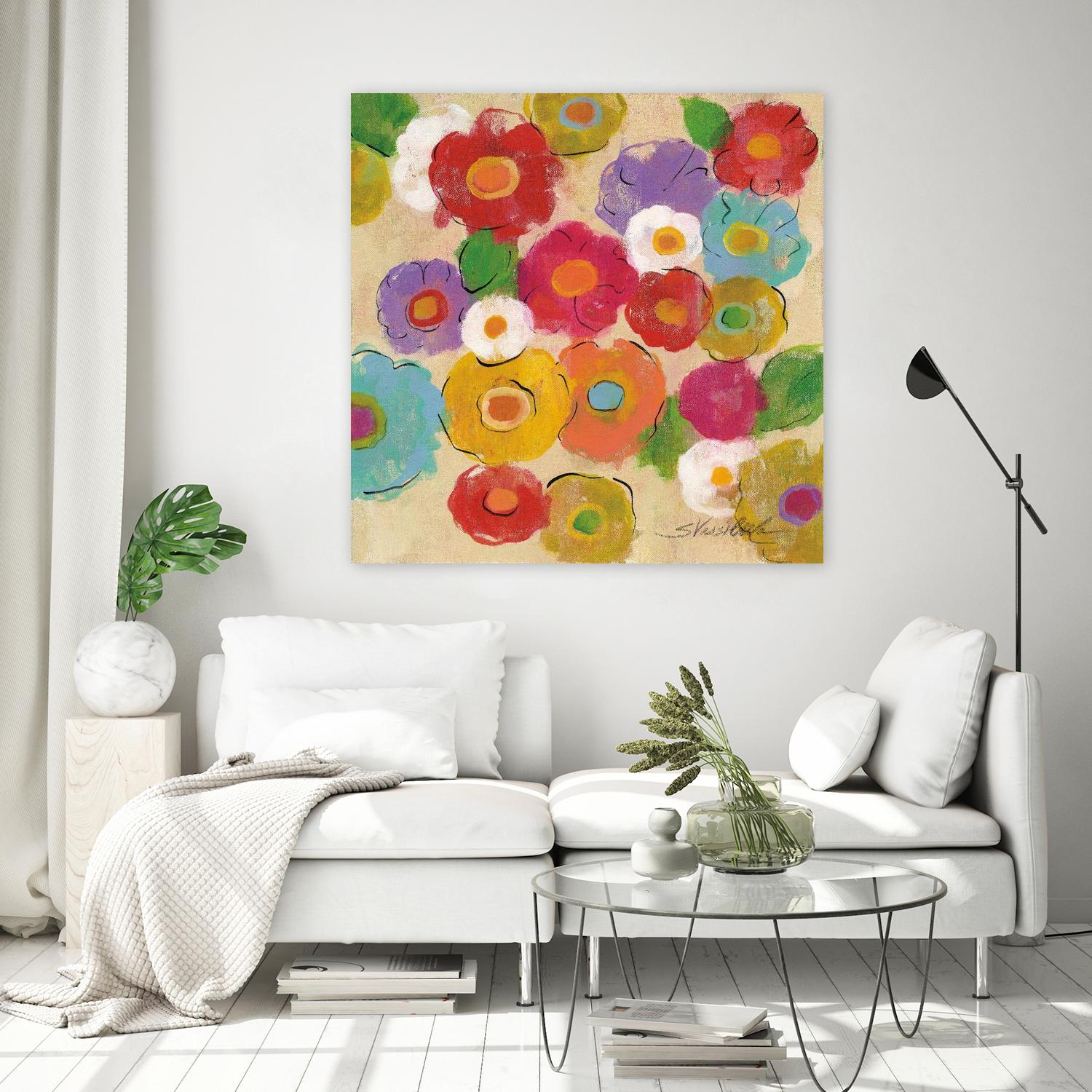 Bohemian Bouquet II by Silvia Vassileva on GIANT ART - yellow floral