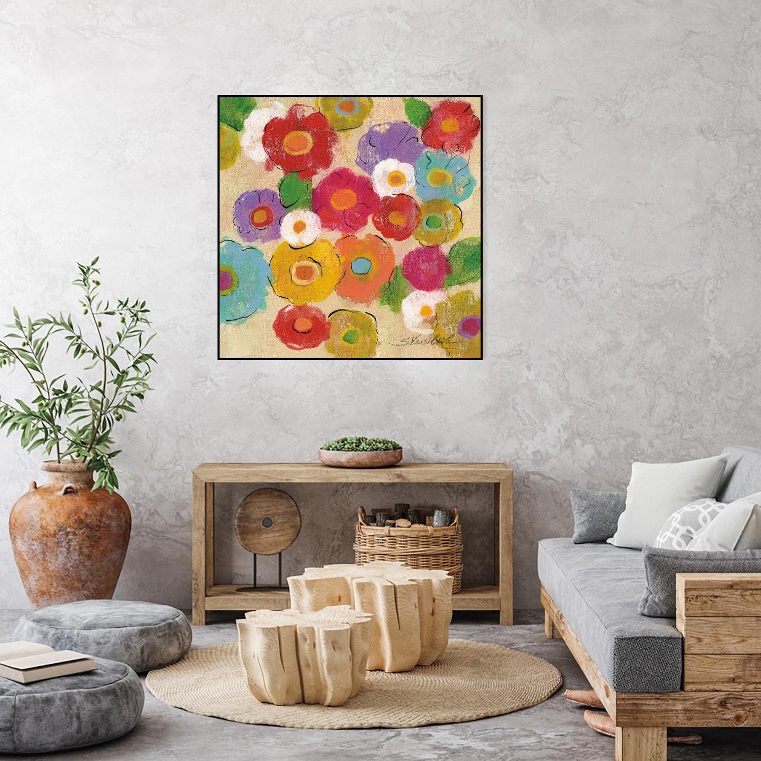 Bohemian Bouquet II by Silvia Vassileva on GIANT ART - yellow floral