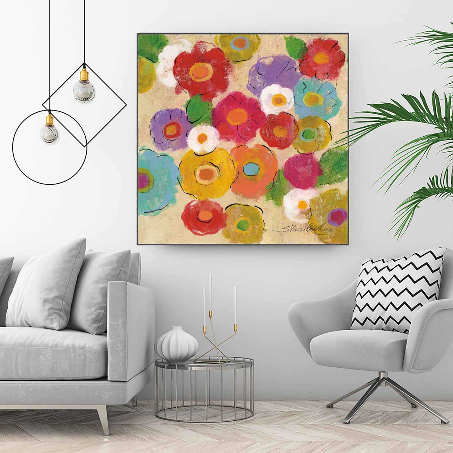 Bohemian Bouquet II by Silvia Vassileva on GIANT ART - yellow floral