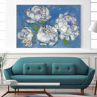 Vase of Peonies Crop by Kellie Day on GIANT ART - white floral