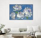 Vase of Peonies Crop by Kellie Day on GIANT ART - white floral