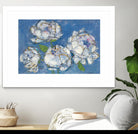 Vase of Peonies Crop by Kellie Day on GIANT ART - white floral