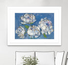 Vase of Peonies Crop by Kellie Day on GIANT ART - white floral