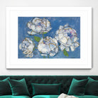 Vase of Peonies Crop by Kellie Day on GIANT ART - white floral